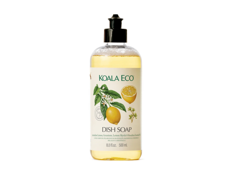 Koala Eco Dish Soap, Lemon, Geranium, Lemon Myrtle & Rosalina, 16.9 fl oz/500 mL