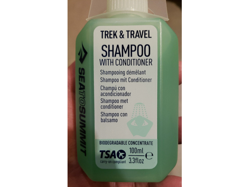 Sea To Summit Trek & Travel Shampoo with Conditioner, 3.3 fl oz/100 mL