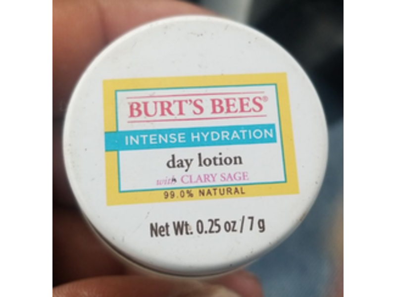Burt's Bees Intense Hydration Day Lotion, Clary Sage, 0.25 oz/7 g