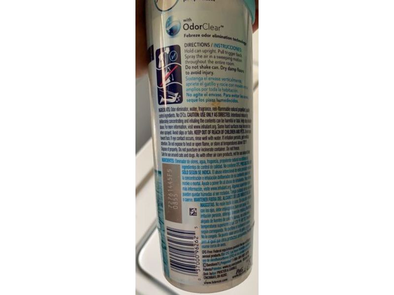 Febreze Air Refresher Spray, Bora Bora Waters, 8.8 oz/250 g