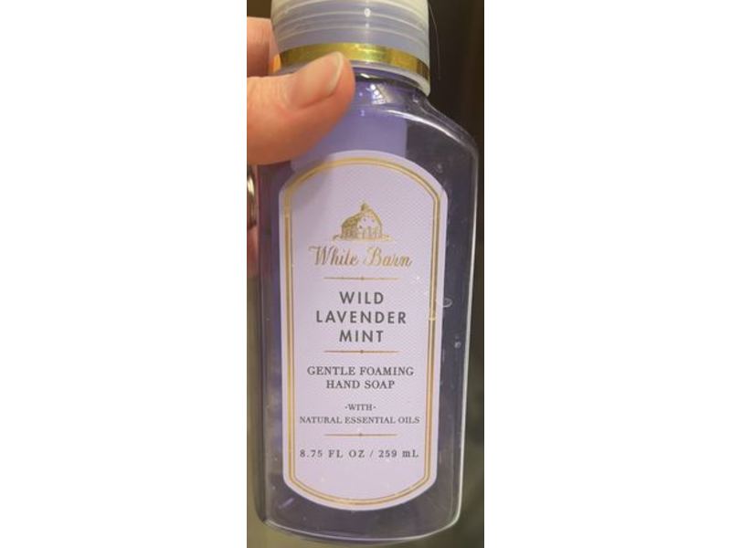 White Barn Gentle Foaming Hand Soap, Wild Lavender Mint, Natural Essential Oils, 8.75 fl oz/259 mL