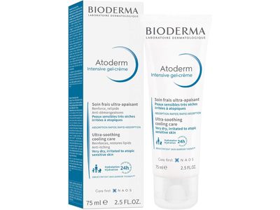 Bioderma Atoderm Ultra-Soothing Cooling Care Intensive Gel-Cream, 2.5 fl oz/75 mL