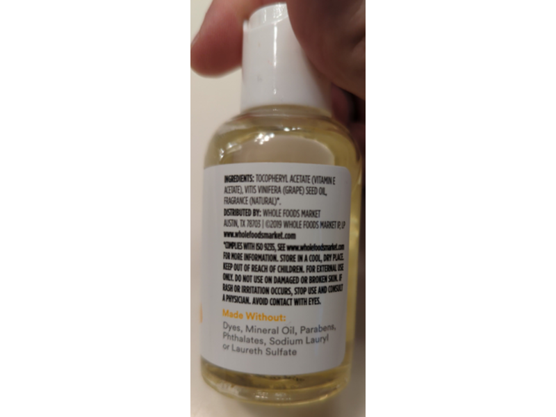 365 Everyday Value Skin Oil, Vitamin E, 2.25 fl oz/66 mL