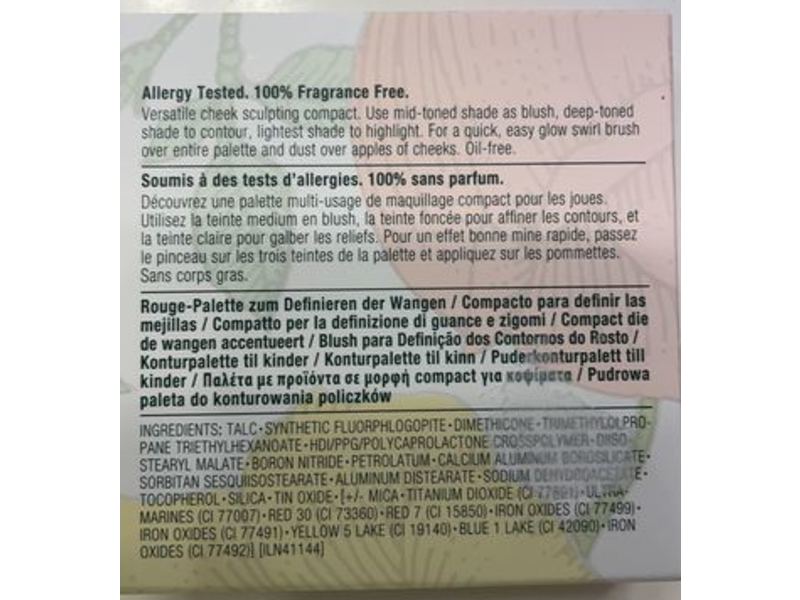 Clinique Sculptionary Cheek Contouring Palette, Defining Roses, 0.31 oz/9 g