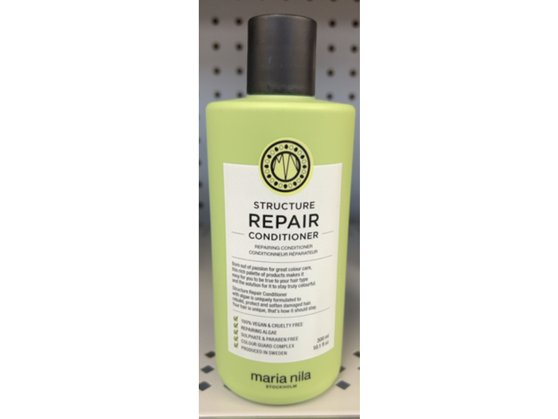 Maria Nila Structure Repair Shampoo, 11.8 fl oz/350 mL