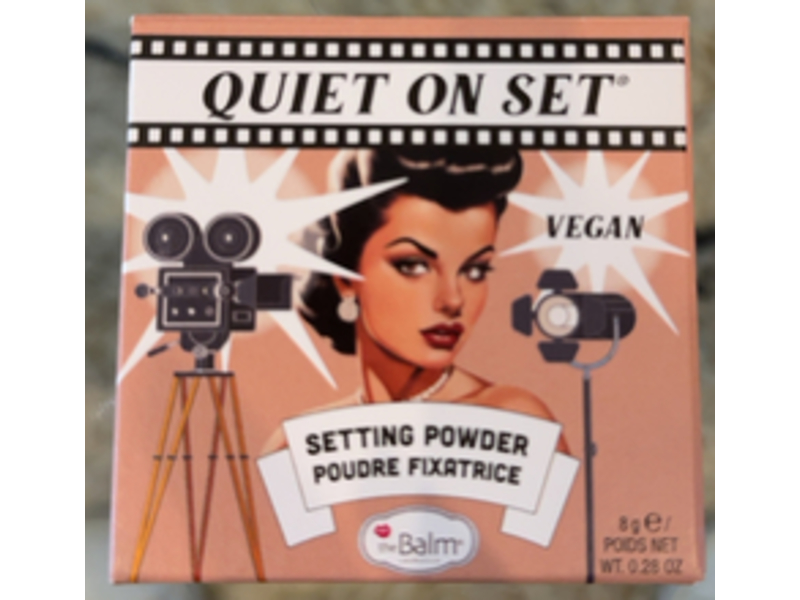 The Balm Quiet On Set Setting Powder, 03 Medium Neutral, 0.28 oz/8 g