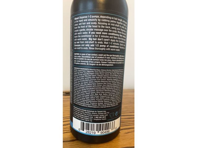 Tweak'd By Nature Hair Volumizing Moisture Conditioner, Above The Clouds, 33.8 fl oz/1 L