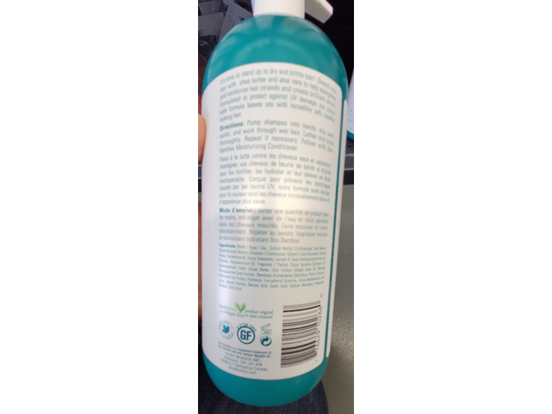 Boo Bamboo Moisturizing Shampoo, 33.8 fl oz/1 L
