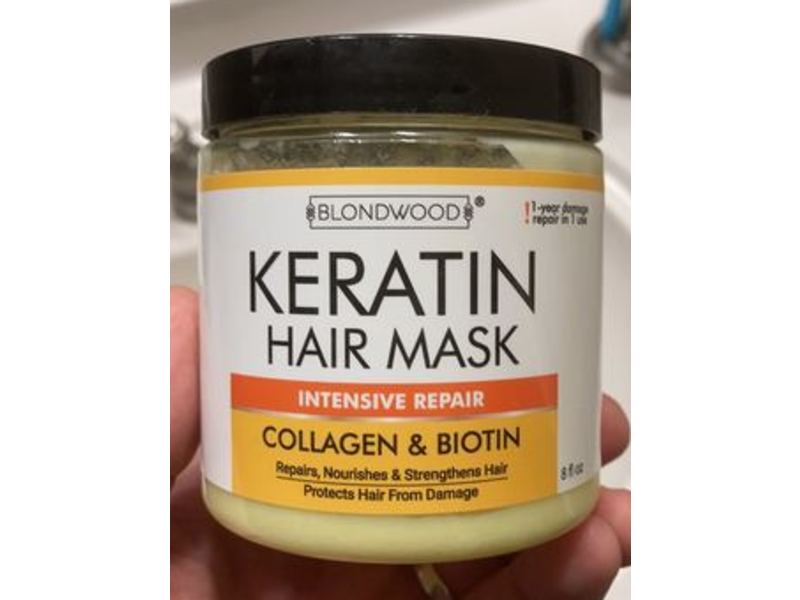 Blondwood Keratin Hair Mask, 8 fl oz/240 mL