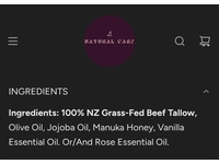 Natural Care Tallow Balm, Manuka Honey, 100 mL - thumbnail 3