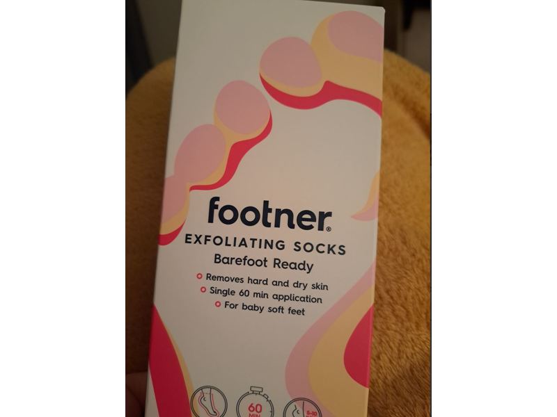 Footner Exfoliating Socks, 1 pair