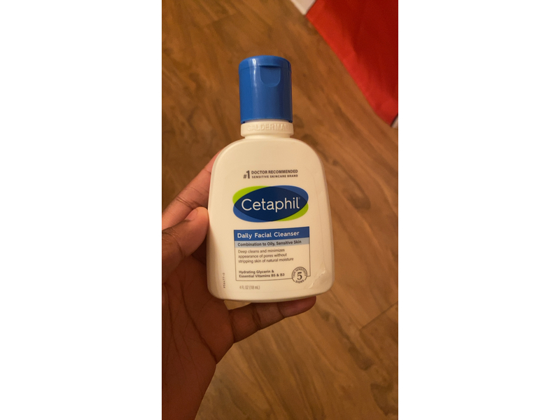 Cetaphil Face Wash, Daily Facial Cleanser for Sensitive, Combination to Oily Skin, 4 Oz 3 Pack