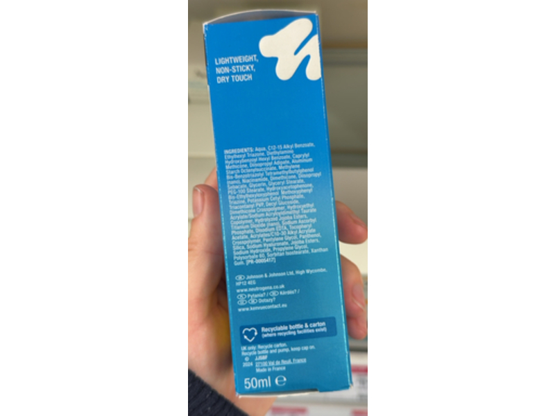 Neutrogena Hydro Boost Hydrating Fluid, SPF 50, 50 mL