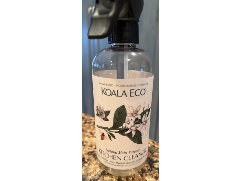 Koala Eco Natural Multi-Purpose Kitchen Cleaner, Australian Lemon Myrtle & Mandarin Essential Oil, 16.9 fl oz/500 mL