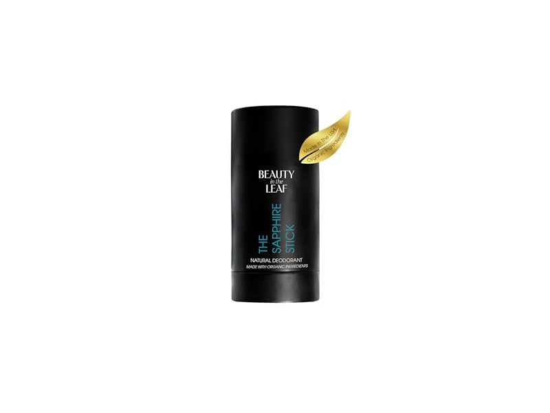 Beauty In The Leaf Natural Deodorant, The Sapphire Stick