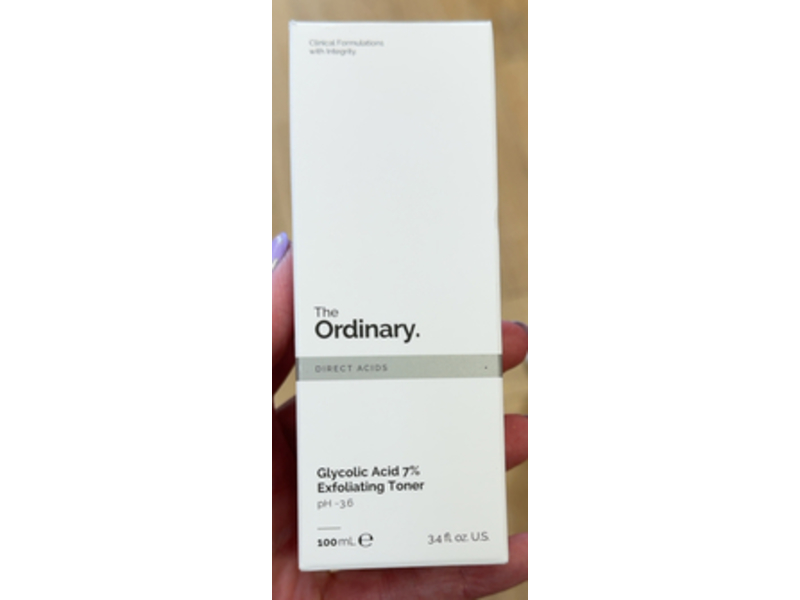The Ordinary Exfoliating Toner, Glycolic Acid 7%, 3.4 fl oz/100 mL