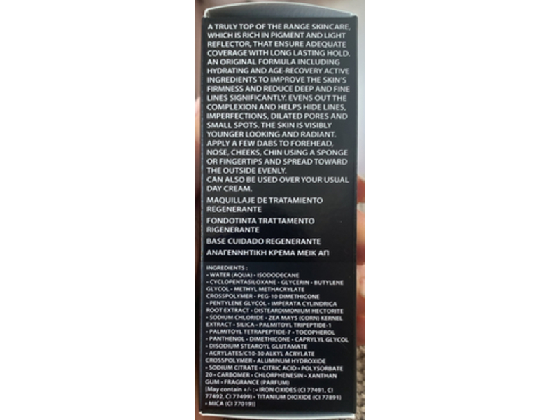 Academie Regenerating Treatment Foundation, 01 Ivory, 1 fl oz/30 mL