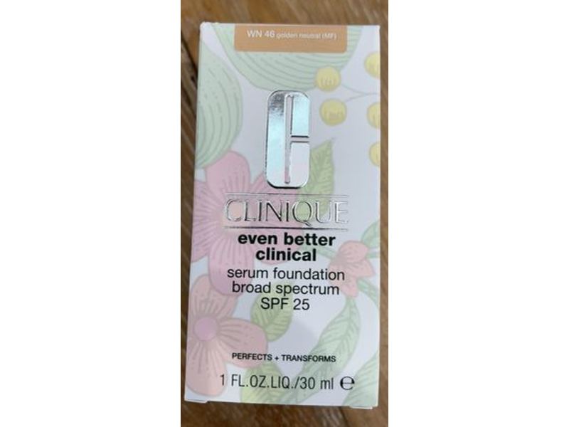 Clinique Even Better Serum Foundation, SPF 25, WN 46 Golden Neutral (MF), 1 fl oz/30 mL