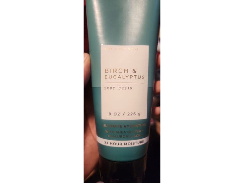 Bath & Body Works Birch & Eucalyptus Body Cream, 8 oz/226 g
