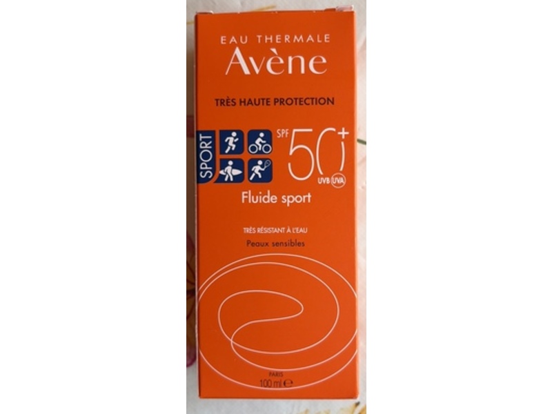 Avene Sport Fluid Sunscreen, SPF 50+, 100 mL