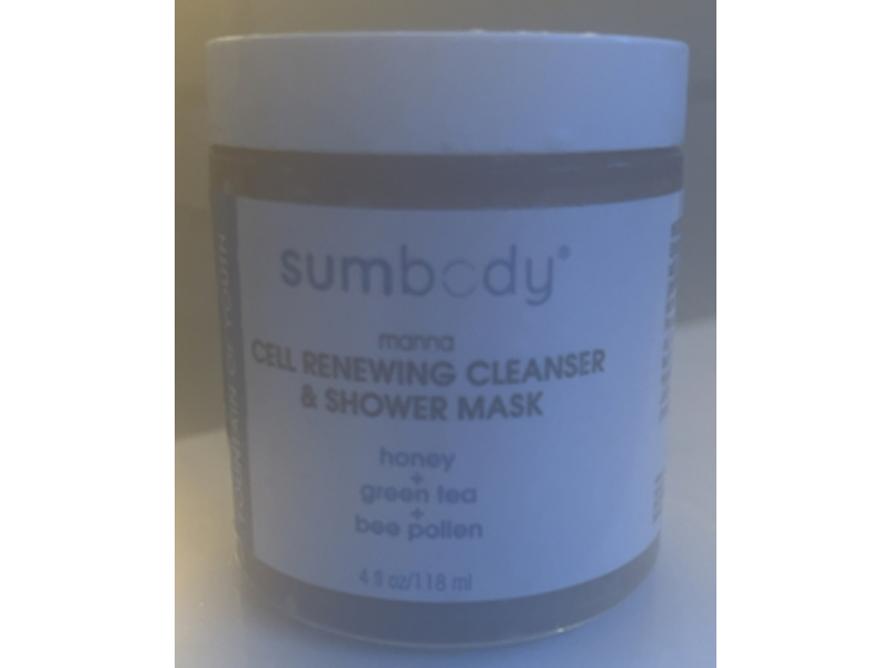 Sumbody Manna Cell Renewing Cleanser & Shower Mask, 4 fl oz/118 mL