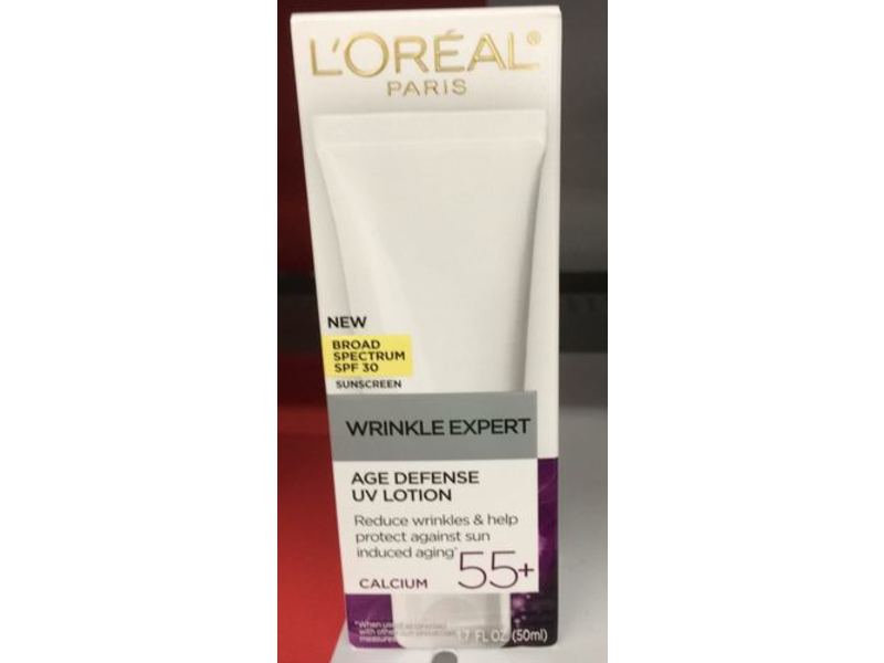 L'oreal Paris Age Defense Uv Lotion,Wrinkle Expert, SPF 30, 17 fl oz/50 mL