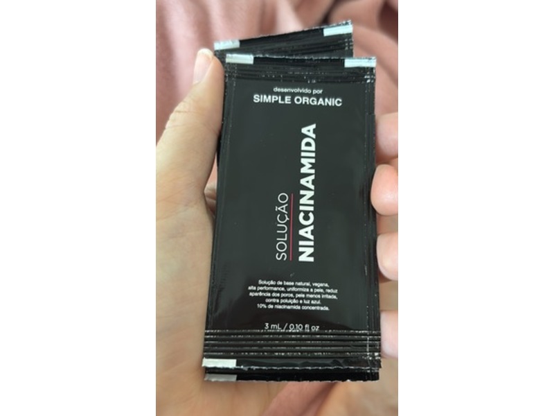 Simple Organic Niacinamide Solution, 0.10 fl oz/3 mL