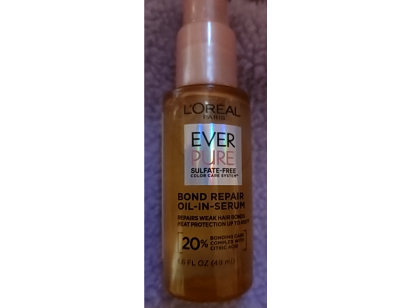 L'Oreal Paris Ever Pure Bond Repair Oil-In-Serum, 1.6 fl oz/49 mL