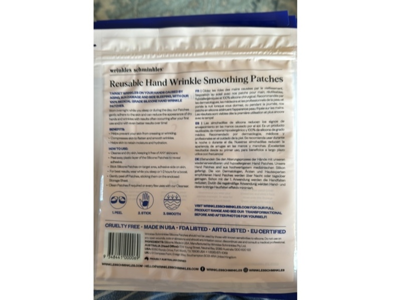 Wrinkles Schminkles Hand Wrinkle Patches, Pack Of 2