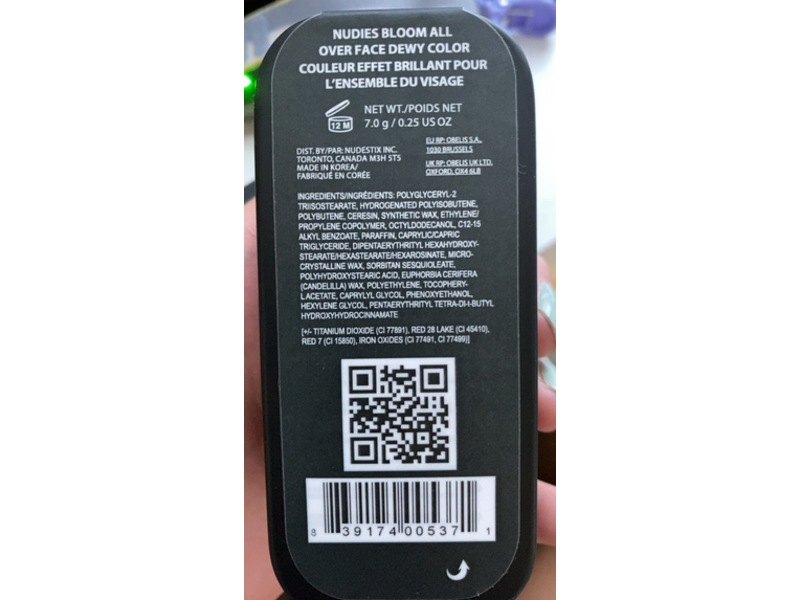 Nudestix Nudies Bloom Blush Stick, Bohemian Rose, 0.25 oz/7 g