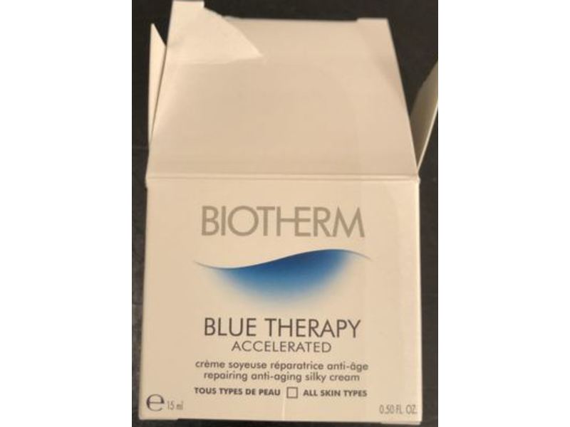 Biotherm Blue Therapy Accelerated Anti Aging Silky Cream, 0.50 fl oz/15 mL