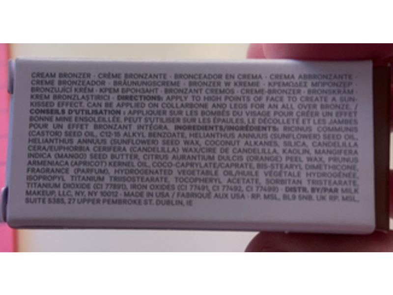 Milk Makeup Matte Bronzer, Blaze Tan Bronze, 0.19 oz/5.7 g