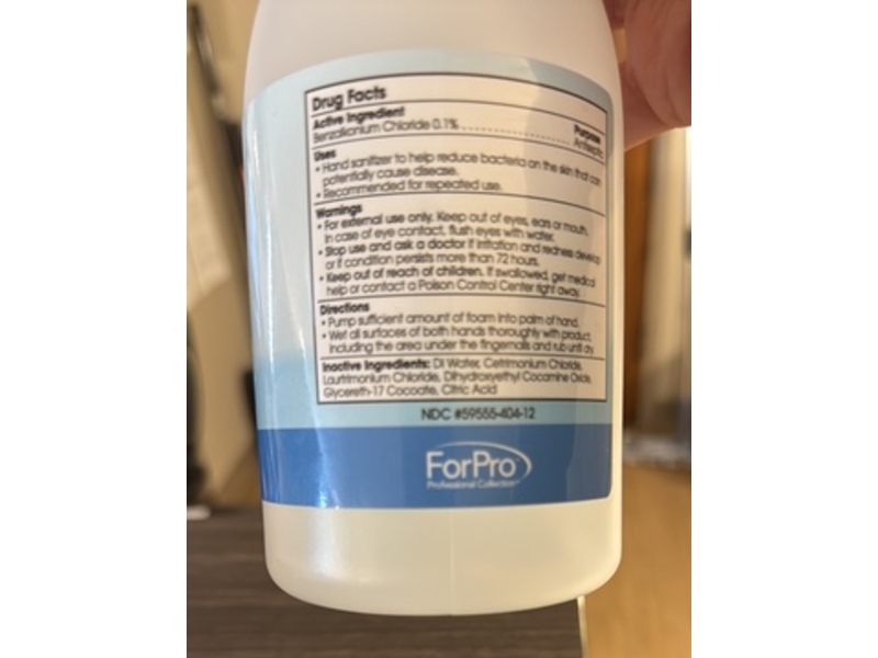 ForPro Professional Collection Foaming Instant Hand Sanitizer, 20 fl oz/591 mL