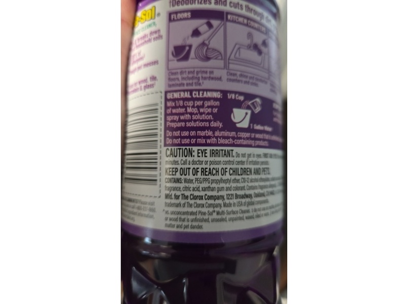Pine-Sol Multi-Surface Cleaner, Lavender Clean, 24 fl oz/709 mL