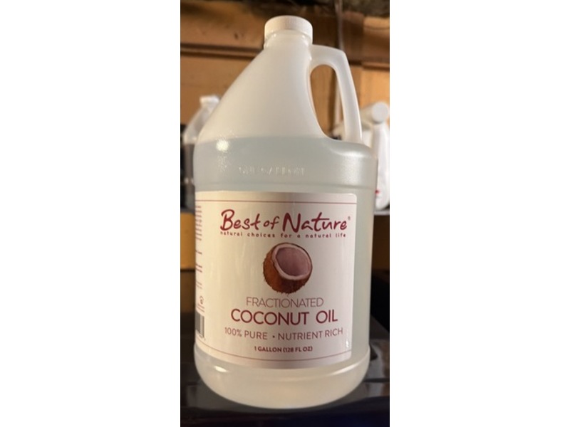 Best Of Nature 100% Pure Fractionated Coconut Oil, 128 fl oz
