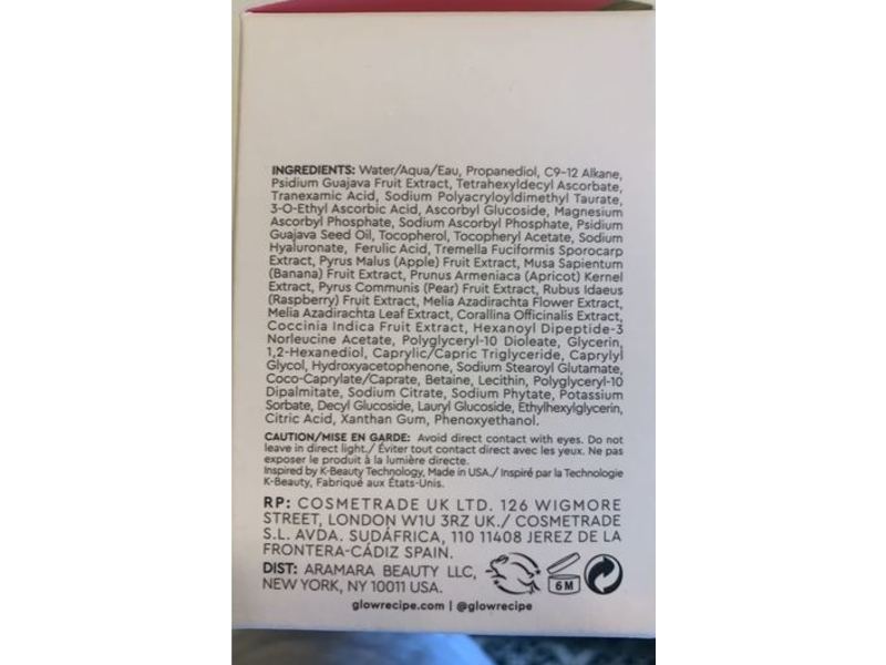 Glow Recipe Guava Vitamin C Dark Spot Serum, 1 fl oz/30 mL