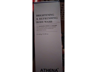 Athena Brightening & Refreshing Body Wash, 13.5 fl oz/400 g