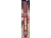NYX Professional Makeup Fat Matte Smooth Color Lipstick, Plushin' Plum, 0.07 oz/2 g - thumbnail 2
