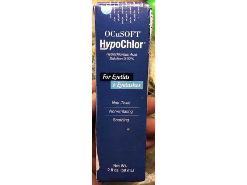 Ocusoft Hypochlor For Eyelids & Eyelashes, 2 fl oz/59 mL