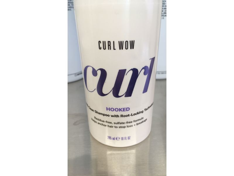 Curl Wow Hooked 100% Clean Shampoo With Root-Locking Technology, Sulfate-Free, 10 fl oz/295 mL