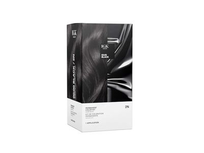 IGK Permanent Color Kit, 2N Almost Black, 1 Application
