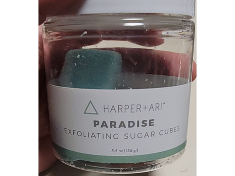 Harper + Ari Paradise Exfoliating Sugar Cubes, 5.5 oz/156 g