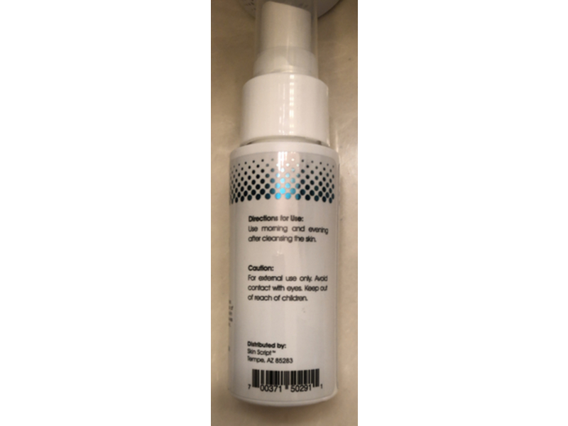 Skin Script Mint Refining Toner, Lemon Grass, 2 oz/60 mL