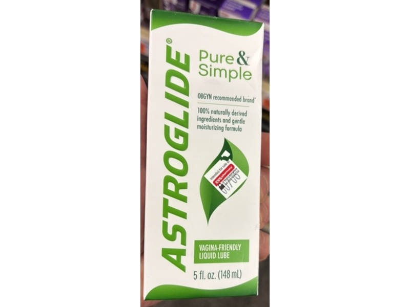 Astroglide Pure & Simple Liquid Lube, 5 fl oz/148 mL