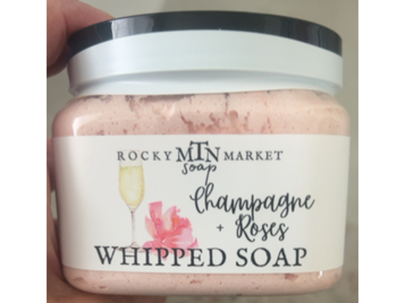 Rocky Mtn Market Whipped Soap, Champagne+Roses