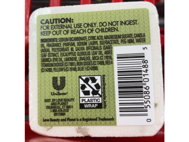 Love Beauty & Planet Beloved Cashmere Wood & Sage Bath Bomb, 4 oz