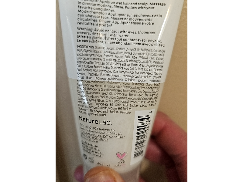 Nature Lab Perfect Clean 2-In-1 Scalp Scrub & Clarifying Shampoo, 2.1 oz/60 g