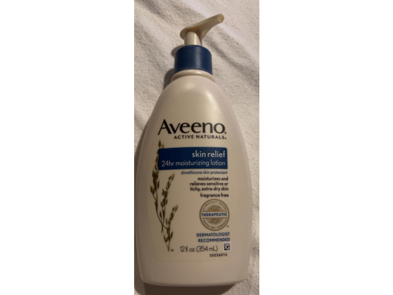 Aveeno Skin Relief Moisturizing Lotion, Fragrance Free, 354 mL