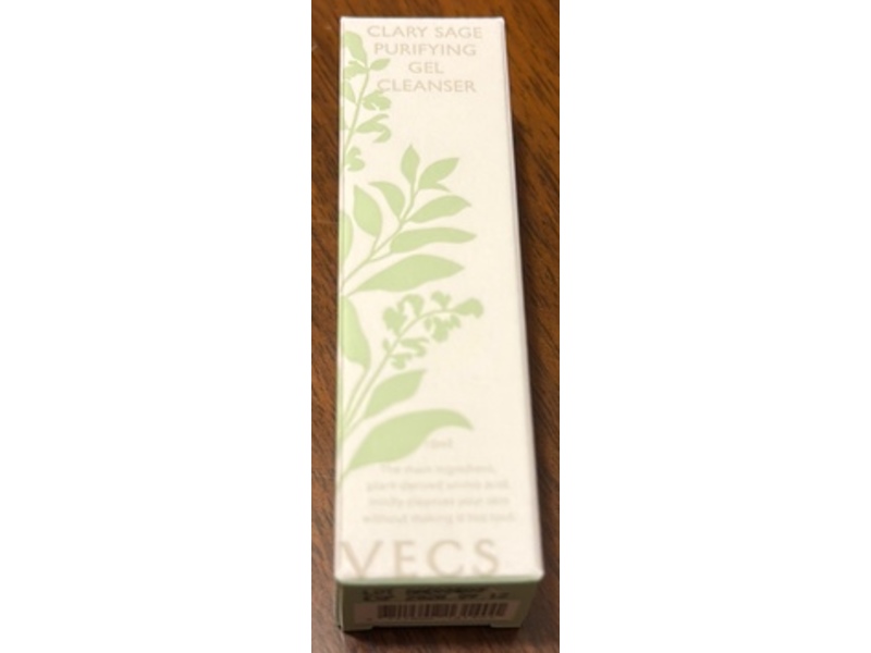 Vecs Gardenia Purifying Gel Cleanser, Clary Sage, 10 mL