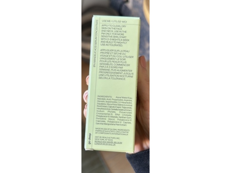 Reale Acid Serum Concentrate, 8 % Mandelic Acid, 1 fl oz/30 mL